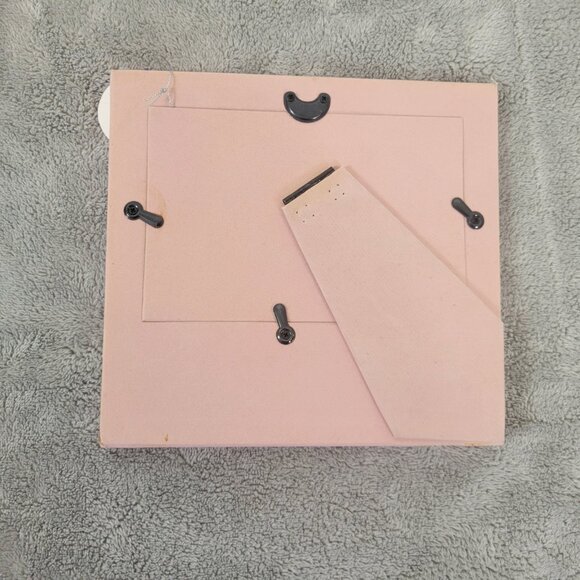 Mud Pie Baby Talk Picture Photo Frame Girl Cloth Covered 4 X 6 S96E - Picture 5 of 9